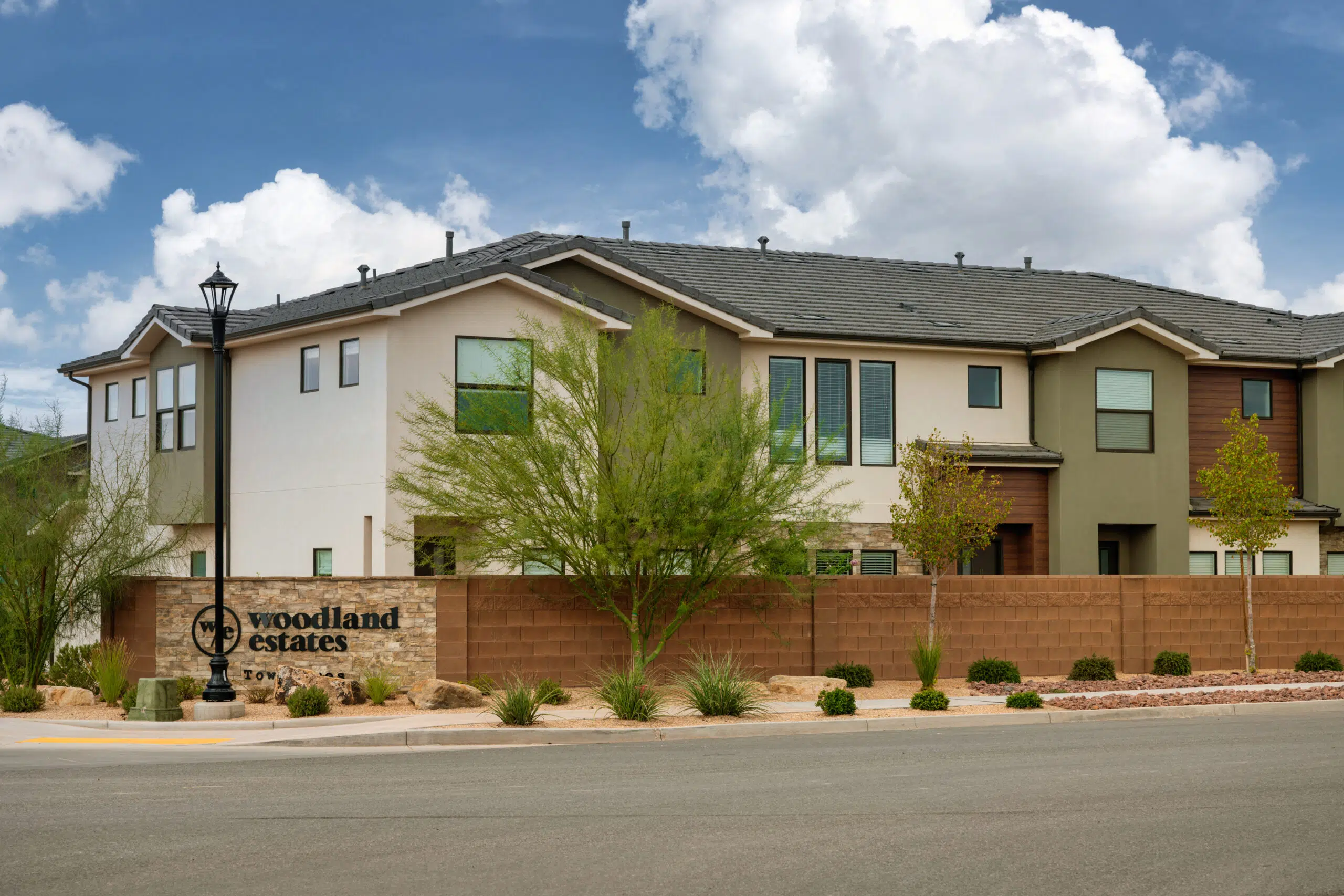 Professional property manager meeting with homeowner